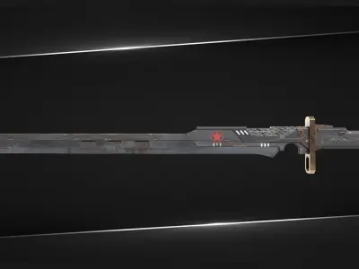 Chinese Sword 3D model