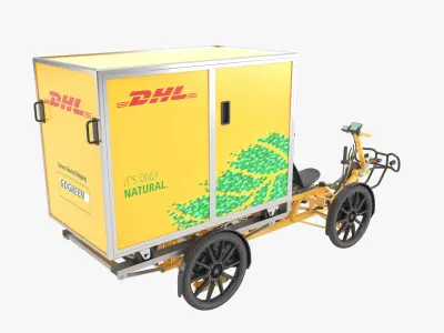 DHL Cargo Bike 3D model