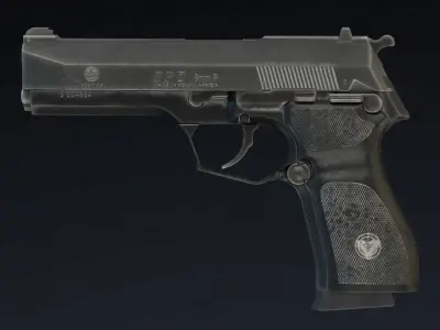 Vektor SP1 Low Poly Realistic Low-poly 3D model