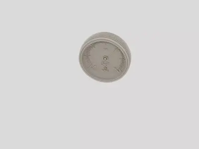 Industrial Pressure Gauge Body for 3D print 3D model