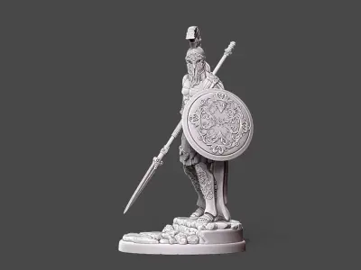 Greek God - Zeus - 35mm Scale 3D print model
