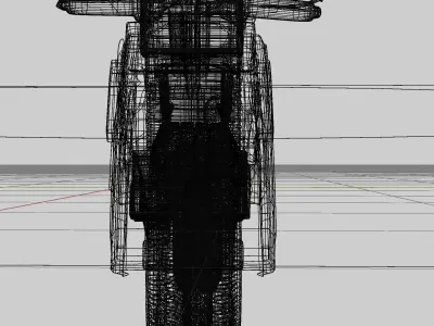 The Thuner - a bike model  Free 3D model