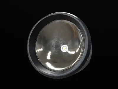 Flashlight light bulb 3D model