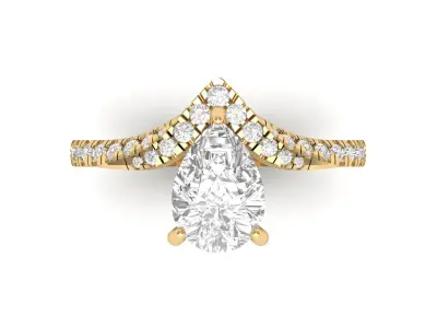 Wedding Ring 3D print model 68
