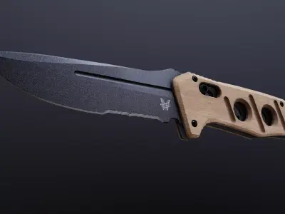 Benchmade Knives Free low-poly 3D model