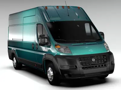 Ram Promaster Cargo 3500 H3 159WB EXT 2016 3D model