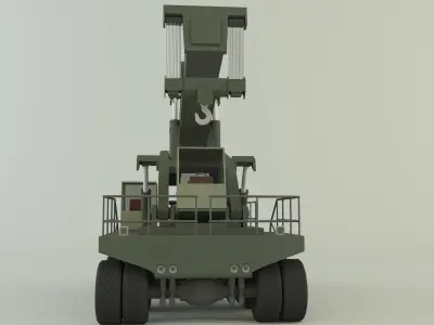 wheel crane model 3D model