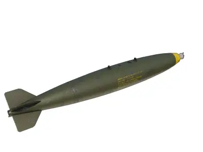 MK-82 MK82 500LB bomb aerial bomb 3D model