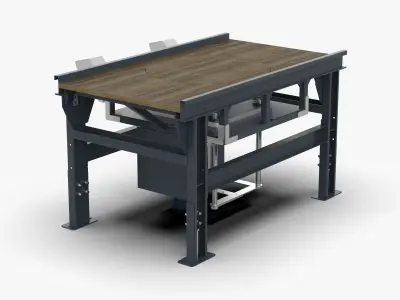 Electric Lifting and Rotating Operation Table 3D model