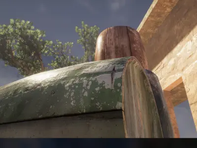Barrel - 8K Textures Low-poly 3D model