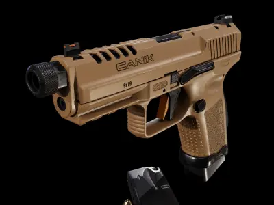 Canik TP9 Elite Combat - Custom Low-poly 3D model