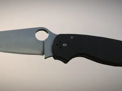 Folding Knife Low-poly 3D model purchase