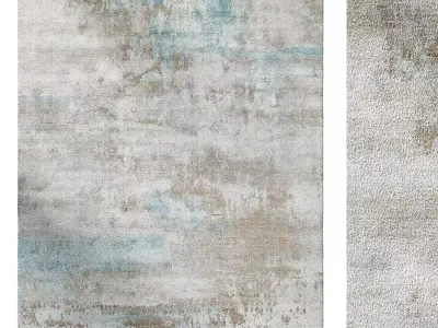 Lyra Silk Rug by The world of RH 3D model
