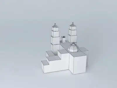 church 3D model buy