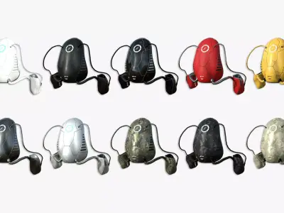 10 Jetpacks H Collection - SciFi Character Design