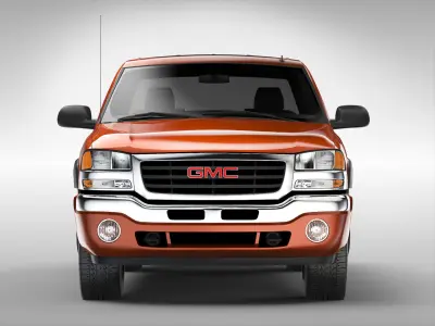 GMC Sierra Crew Cab (2001 - 2007) 3D model