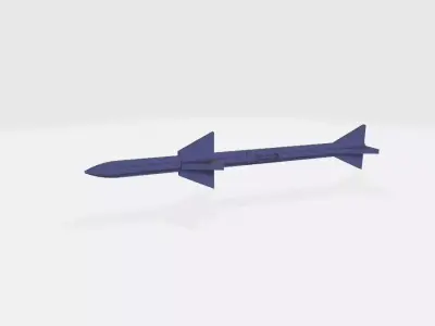 GI JOE SKYSTRIKER - missile 1 3D print model