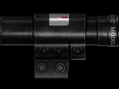 AAA JG8 Laser Sight Game Ready PBR Low-poly 3D model