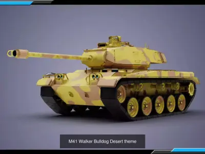 Game Ready Textured Tanks Collection 3D Model Pack