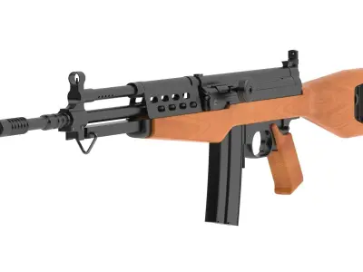 Madsen LAR 3D model