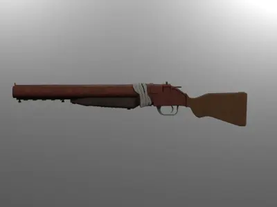 Rusty Weapons Pack Free low-poly 3D model