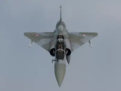 War Fighter Mirage 2000D Fighter Jet Low-poly 3D model