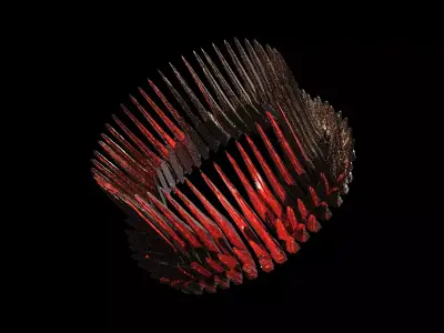 Spiked Vortex Crown 1 3D model