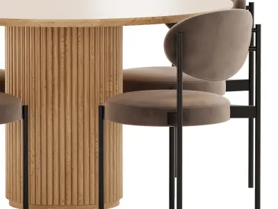 Dinning Set 13 3D model