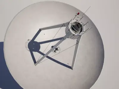 Satellite Dish Antenna 3D model