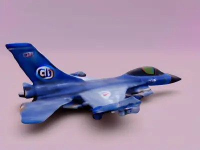F-16 Fighting Falcon 3D model 3D model