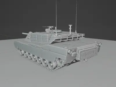 M1 Abrams-Model 3D model
