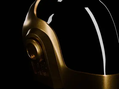  Guy-Daft Punk Helmet Free 3D model