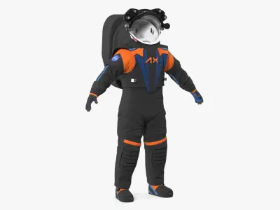 NASA Axiom Spacesuit Empty 3D model