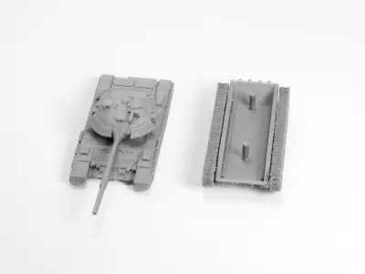 T90 Tank Model Kit Free 3D print model