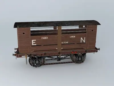 CATTLE BOX No. 156203 Free 3D model