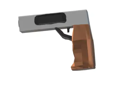 handgun pistol which ever Free low-poly 3D model