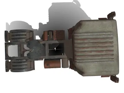 nissan-ud-quester-gke military truck 3D model