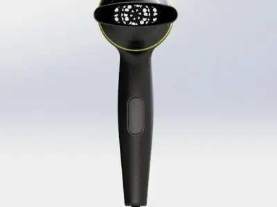 Philips hair dryer 3D model