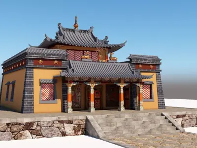 TIBET TEMPLE  3D model