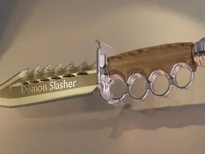 knife demon slasher 3D model