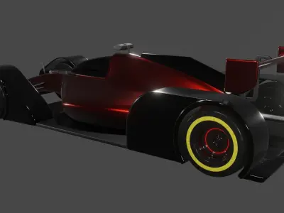 F1 Car Concept Free 3D model