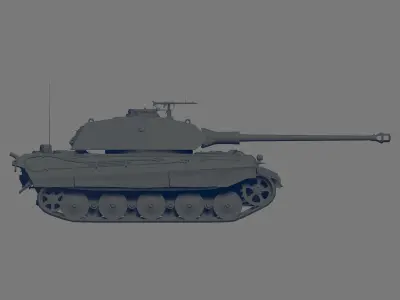 Tiger II P 3D model