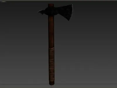 Medieval Ax  Low-poly 3D model