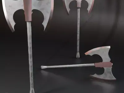 Mk Axe Lowpoly 040 Free 3D model