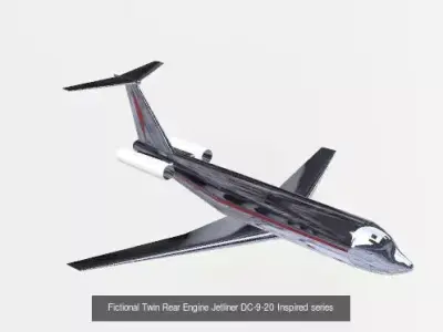 IP-Free Regional Jetliner Pack  Mesh and NURBS CAD included