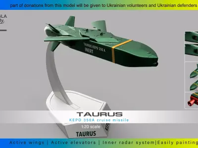 TAURUS KEPD 350 CRUISE MISSILE HIGH QUALITY 3D PRINT MODEL 3D print model
