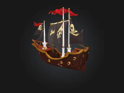 Pirate Ship Adventure 3D model