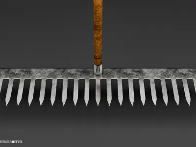 Farm Rake 3D model