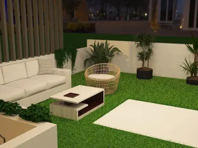 Bungalow Exterior Free 3D model
