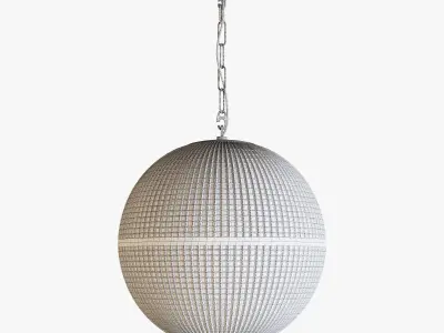 Restoration hardware prismatic globe pedant 16 inch 3D model